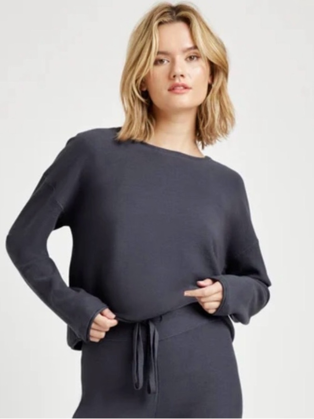 Splendid Michelle sweater medium blue